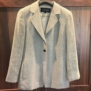 Ellen Tracy Linen Blend Blazer